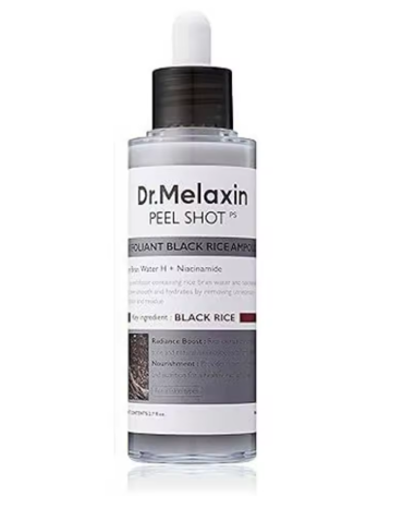 Dr.Melaxin White & Black Rice Ampoule Exfoliating Essence Long-lasting Moisturizing Serum Hydrating Oil Control Gentle Skin Care